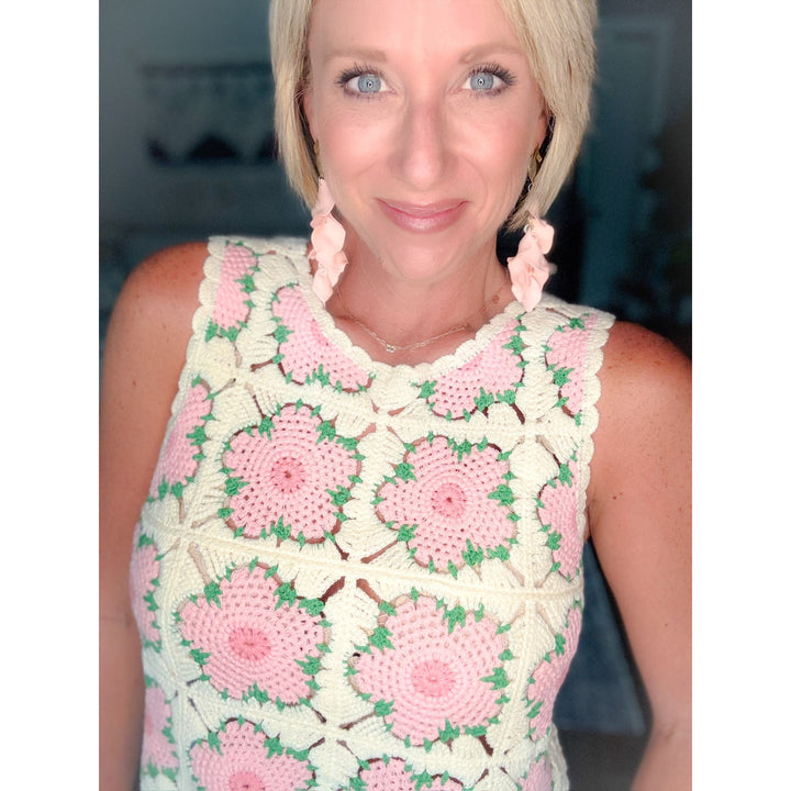 Sweet Meadow Crochet Tank