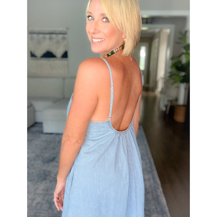 Free & Easy Open Back Maxi Dress