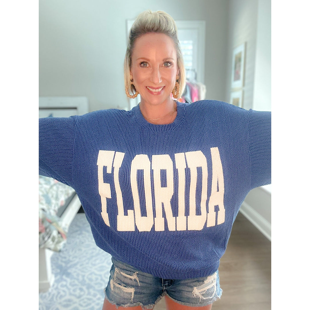 Florida Oversized Graphic Sweatshirt