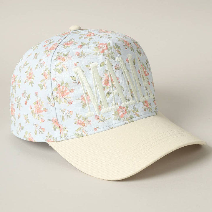 Mama Flower Pattern Trucker Hat