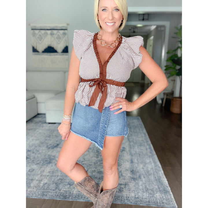 Prescott Gingham Top