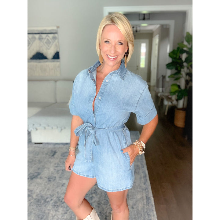 Nashville Tie Front Romper
