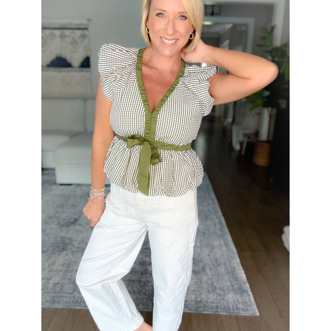 Prescott Gingham Top