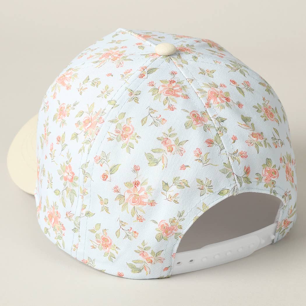 Mama Flower Pattern Trucker Hat
