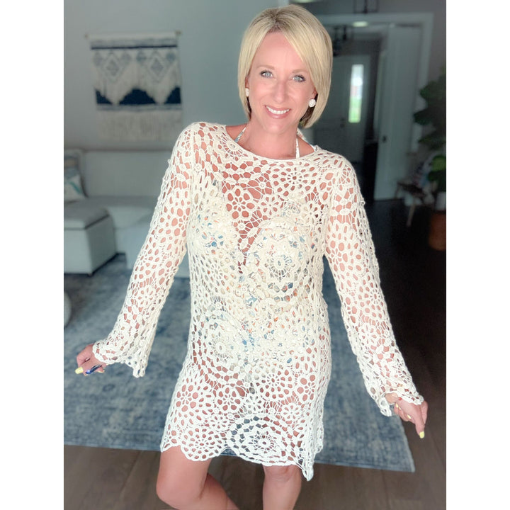 Sandbar Crochet Coverup