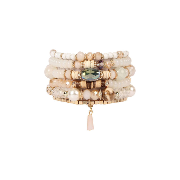 Multi-Stone Beads Stackable Bracelets
