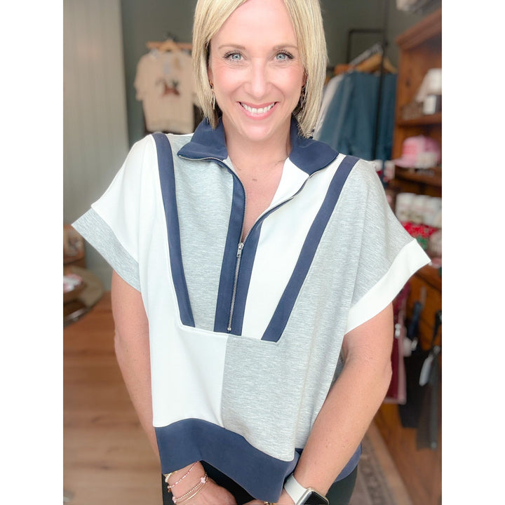 Pixie Half Zip Pullover