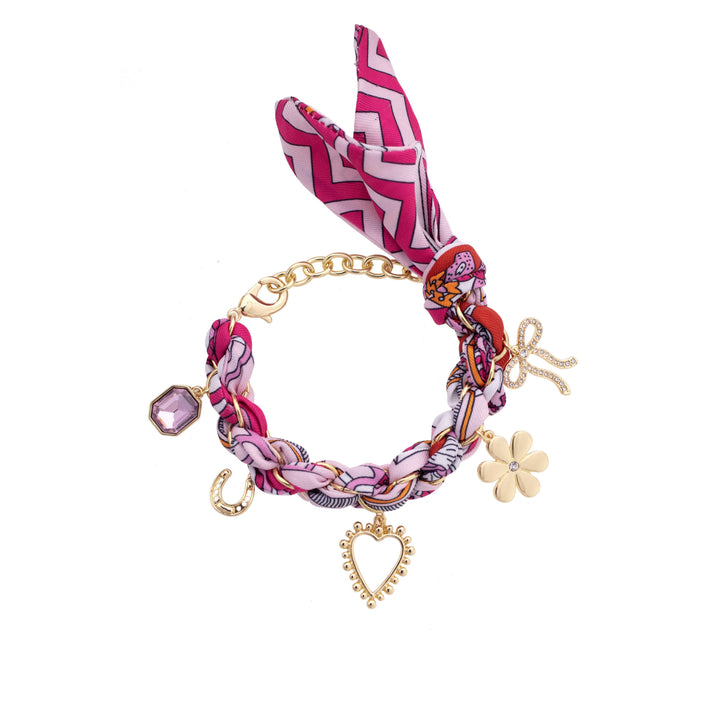 Cassie Scarf Charm Bracelet