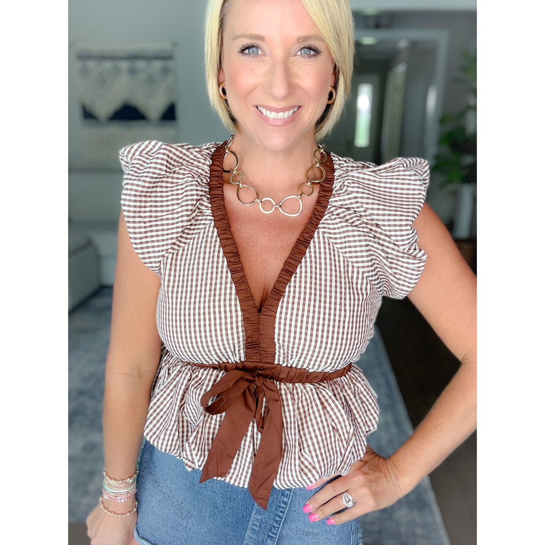 Prescott Gingham Top