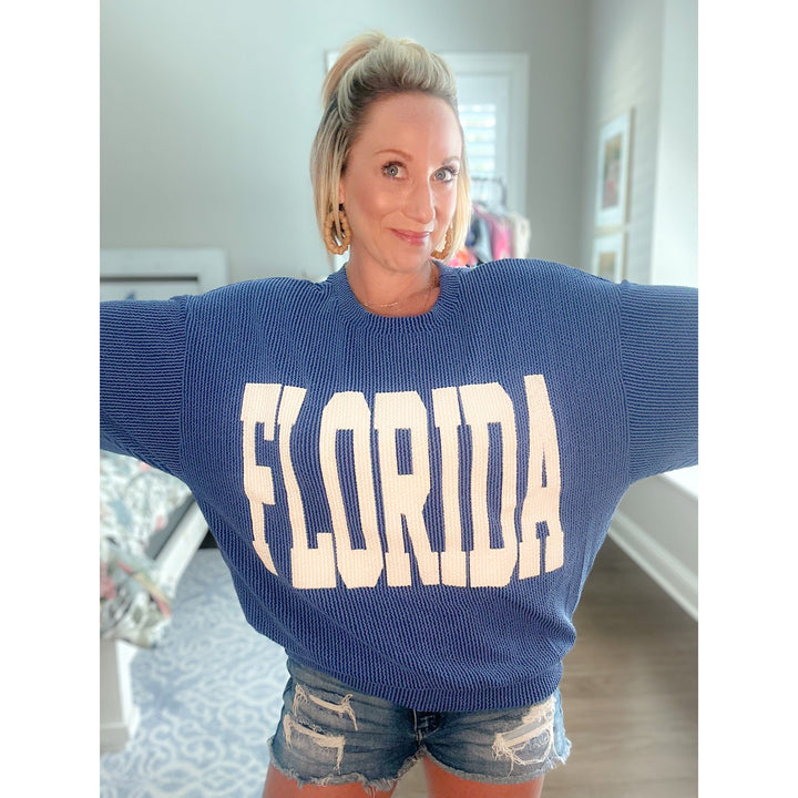 Florida Oversized Graphic Sweatshirt