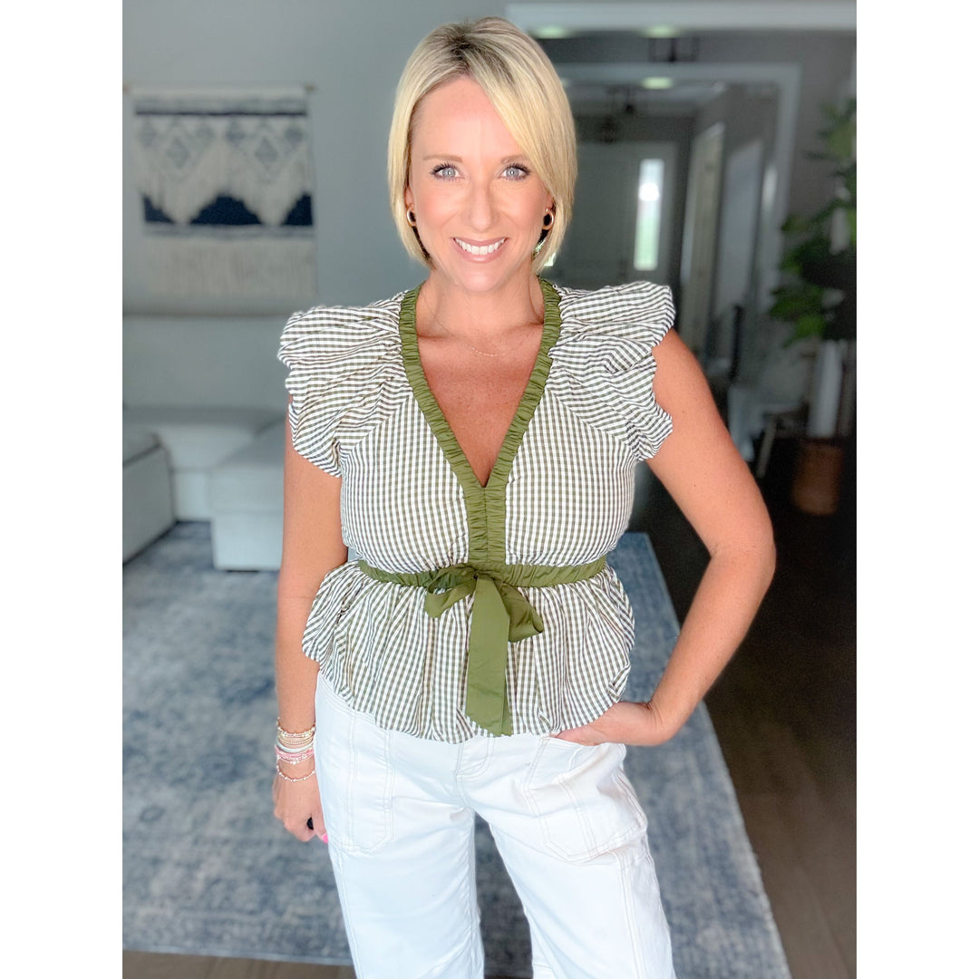 Prescott Gingham Top