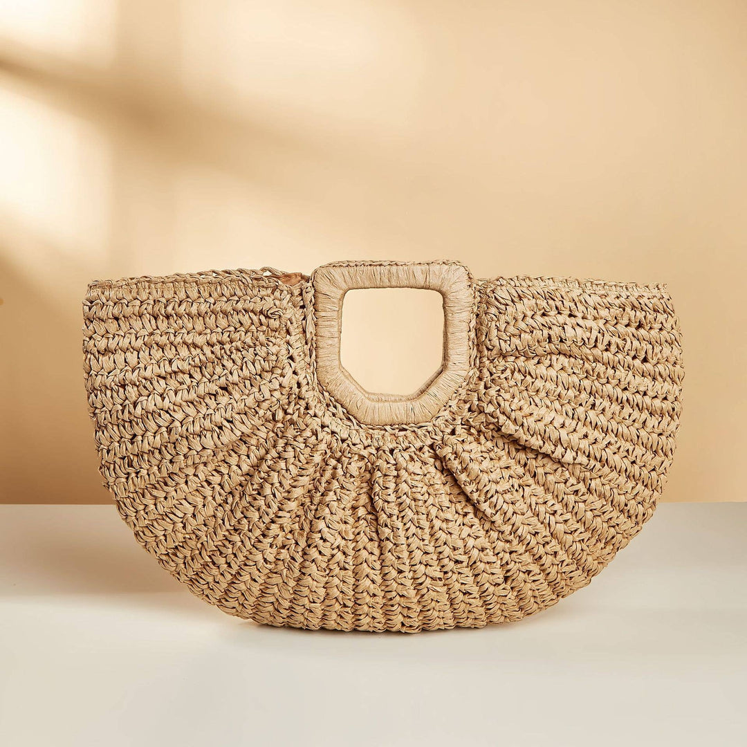 women's straw boutique purse bag