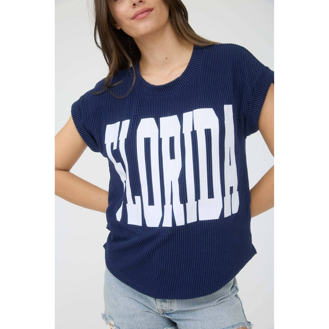 Florida Short Sleeve Pullover Tee