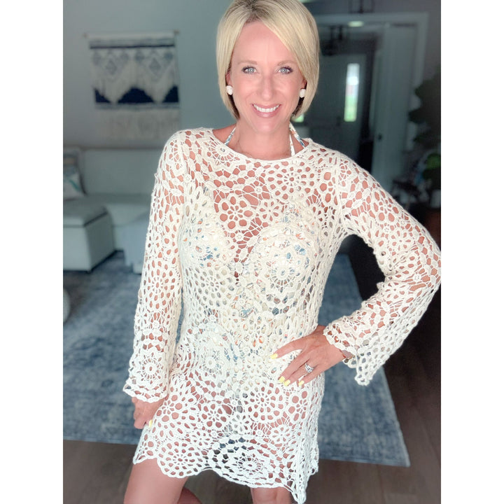 Sandbar Crochet Coverup