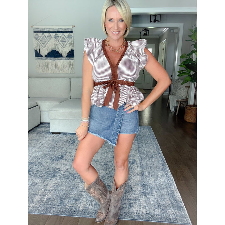 Prescott Gingham Top