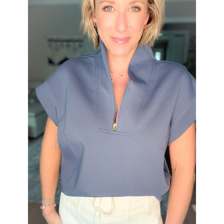 Pixie Half Zip Pullover