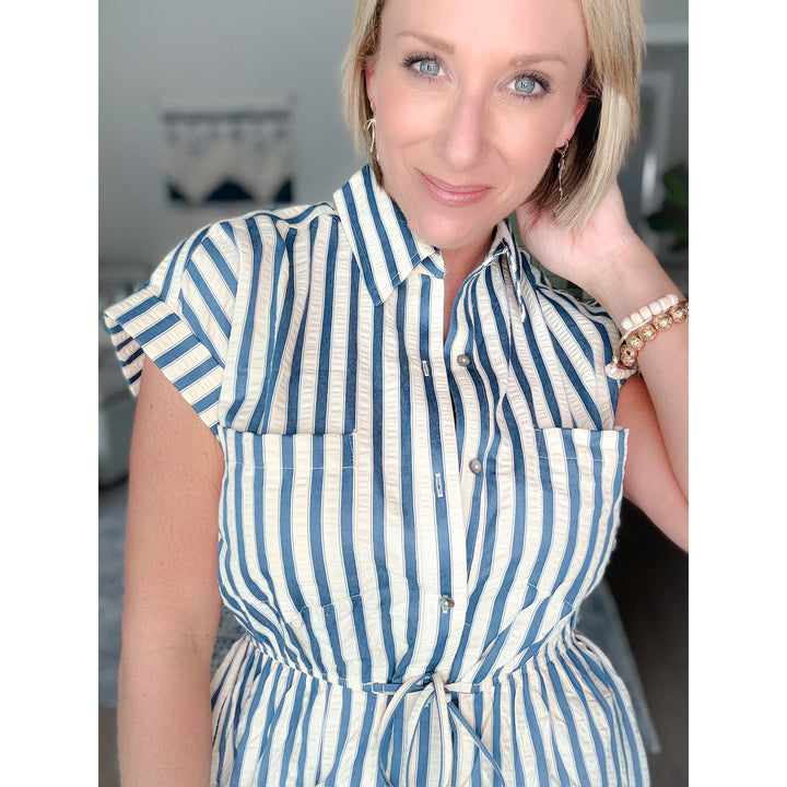Briar Stripe Mini Dress