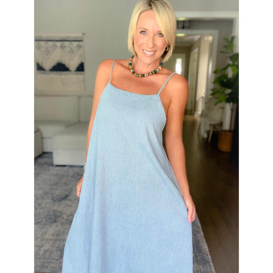 Free & Easy Open Back Maxi Dress