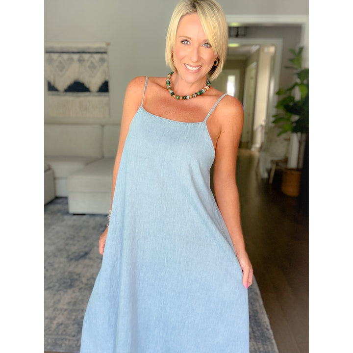 Free & Easy Open Back Maxi Dress
