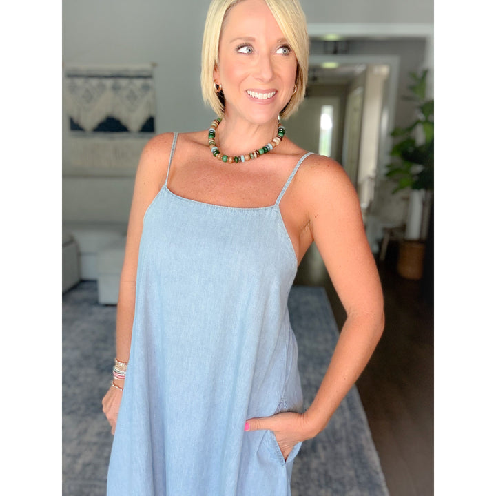 Free & Easy Open Back Maxi Dress