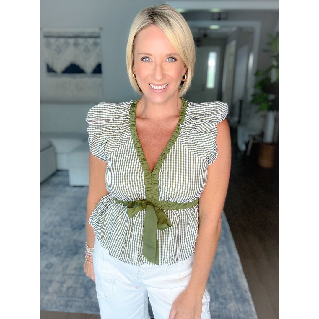 Prescott Gingham Top