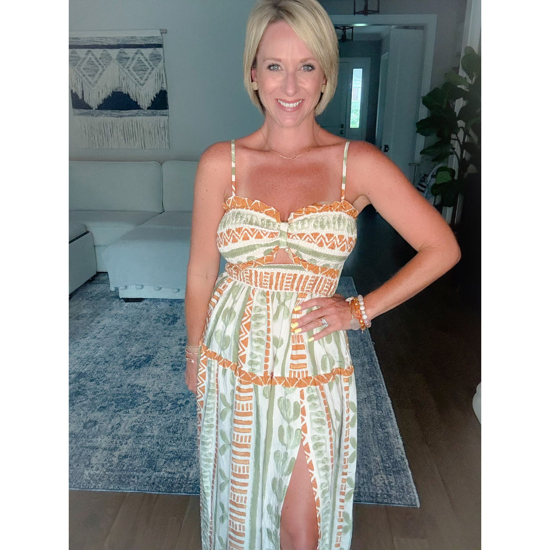 Bimini Cutout Maxi Dress