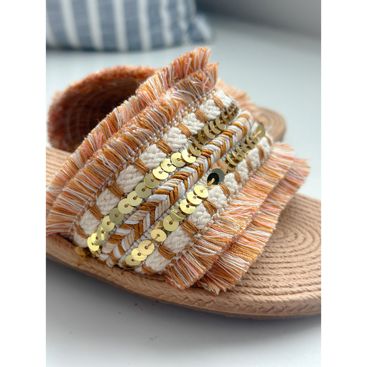 Coastal Threads Slide Sandals