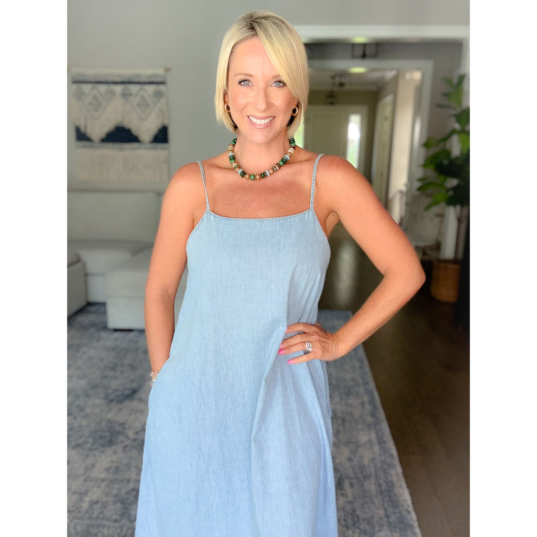 Free & Easy Open Back Maxi Dress