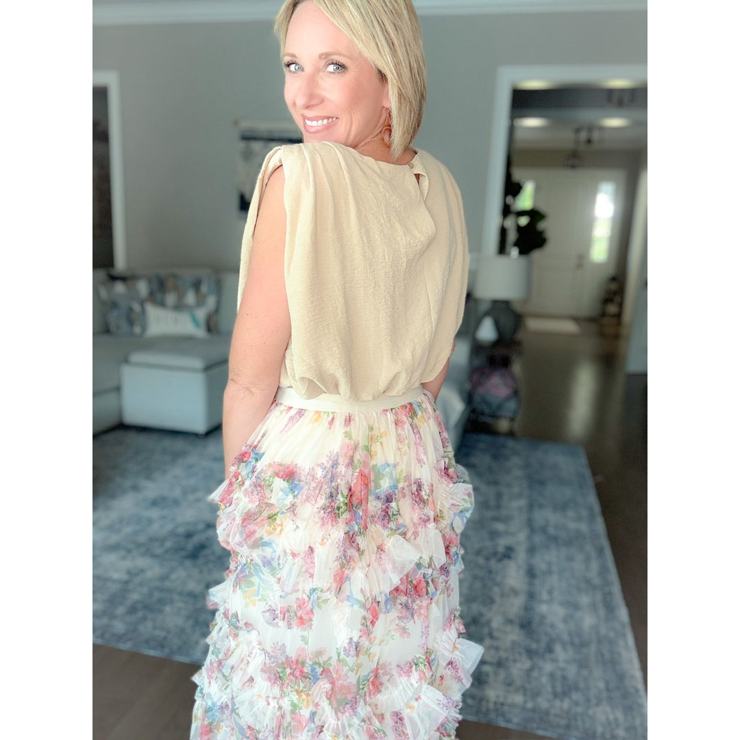 Hadley Sleeveless Crop Top