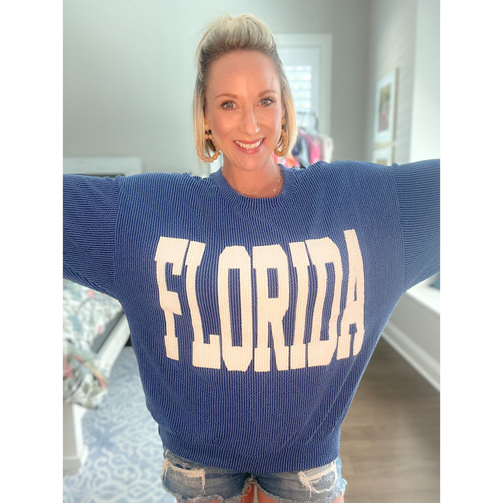Florida Oversized Graphic Sweatshirt