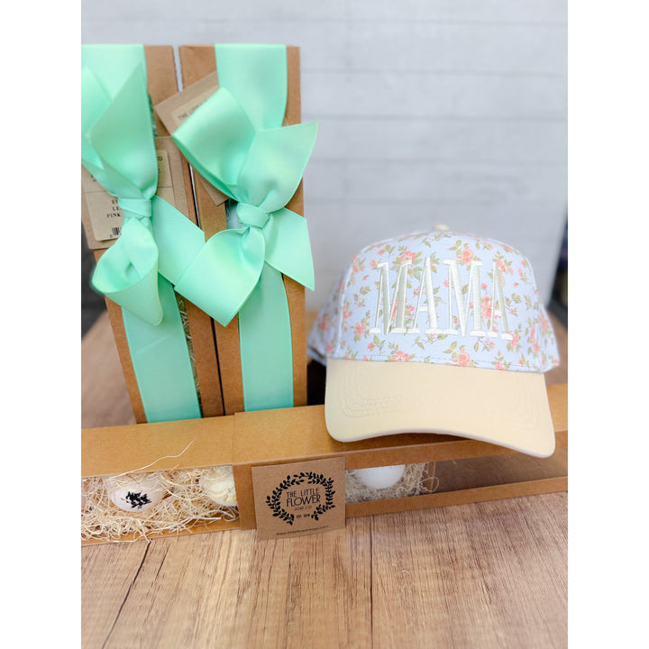 Mama Flower Pattern Trucker Hat