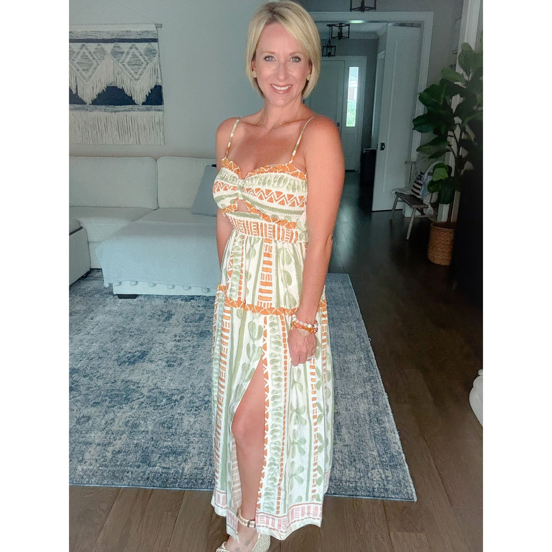 Bimini Cutout Maxi Dress