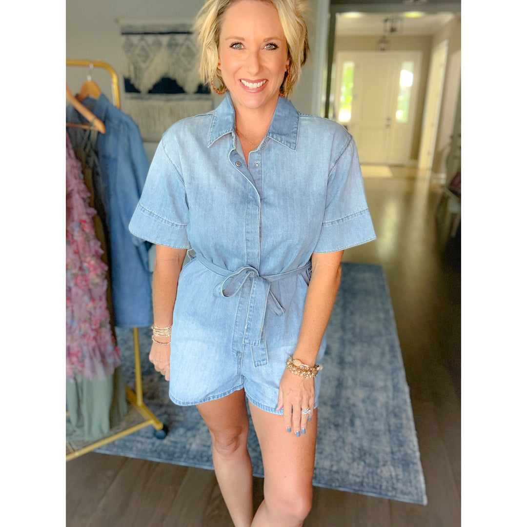 Nashville Tie Front Romper