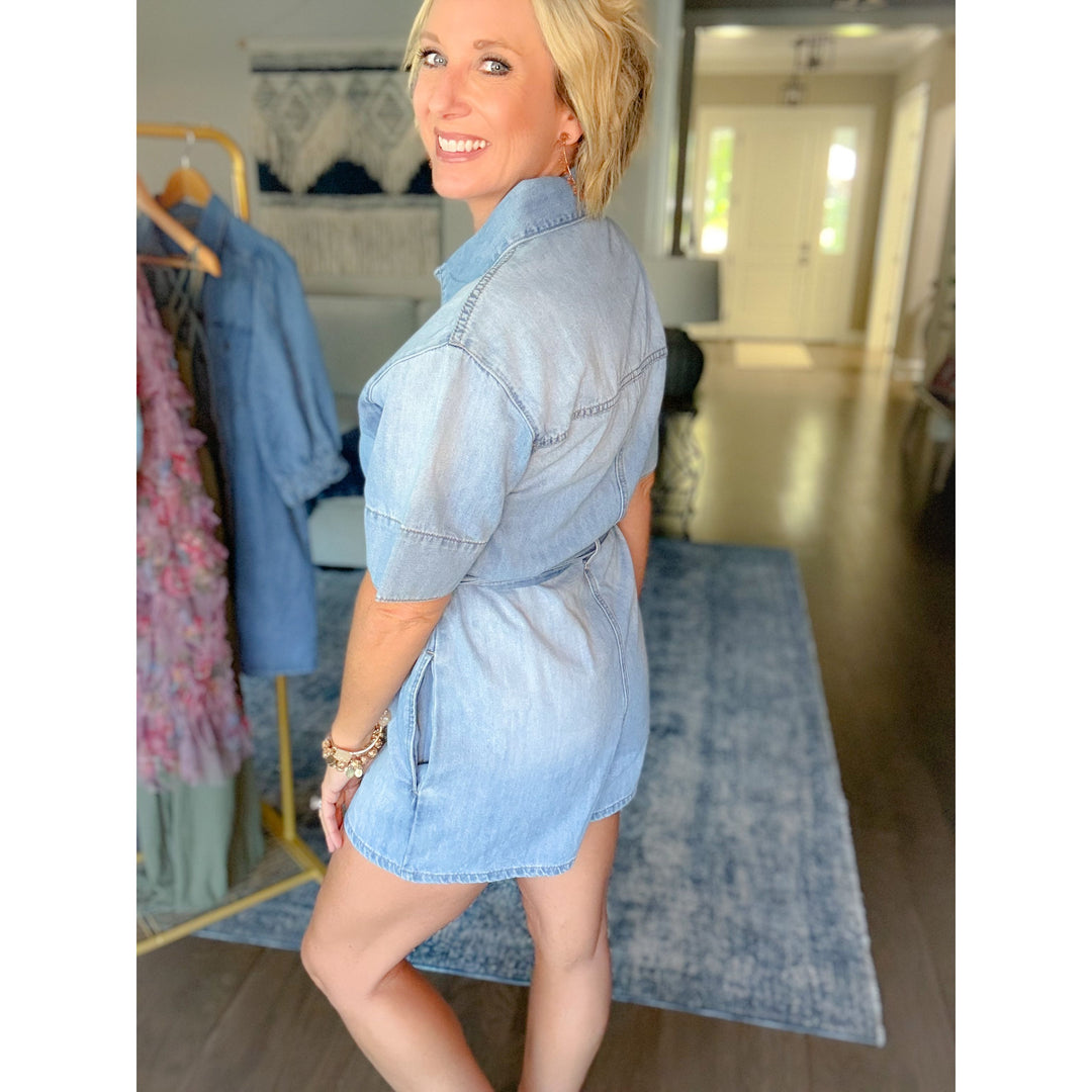 Nashville Tie Front Romper