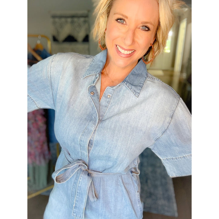 Nashville Tie Front Romper