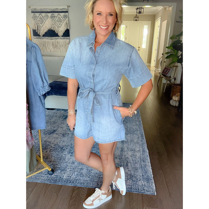 Nashville Tie Front Romper