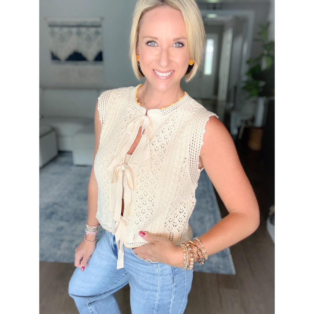 Sunday Social Tie Top