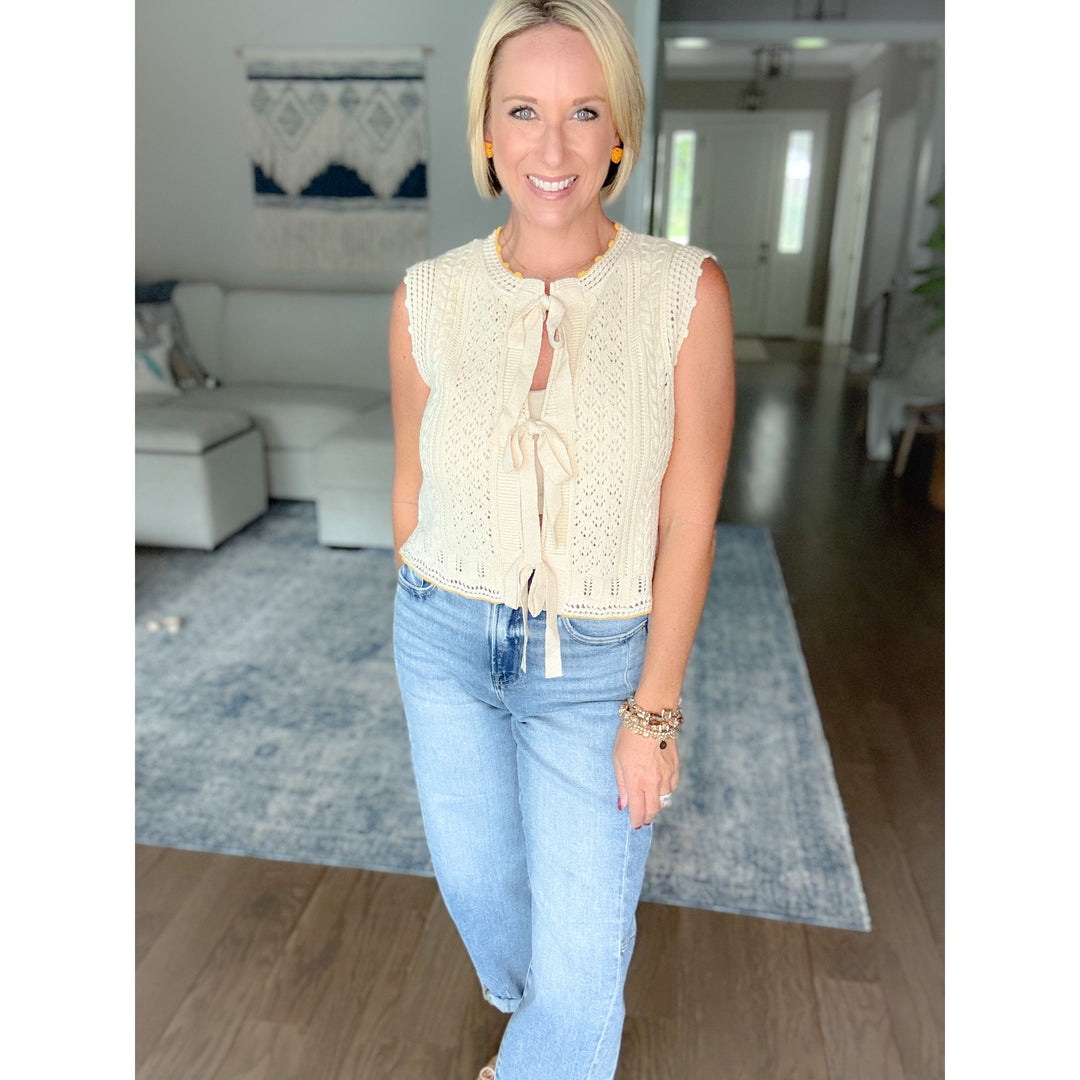 Sunday Social Tie Top