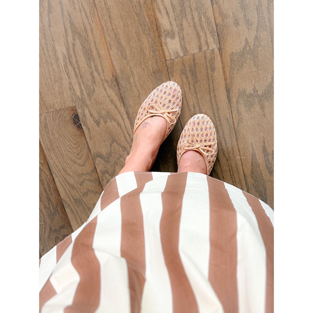 Woven Mule Flats