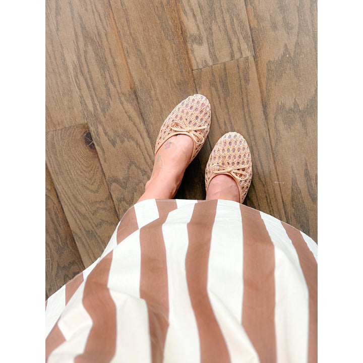 Woven Mule Flats