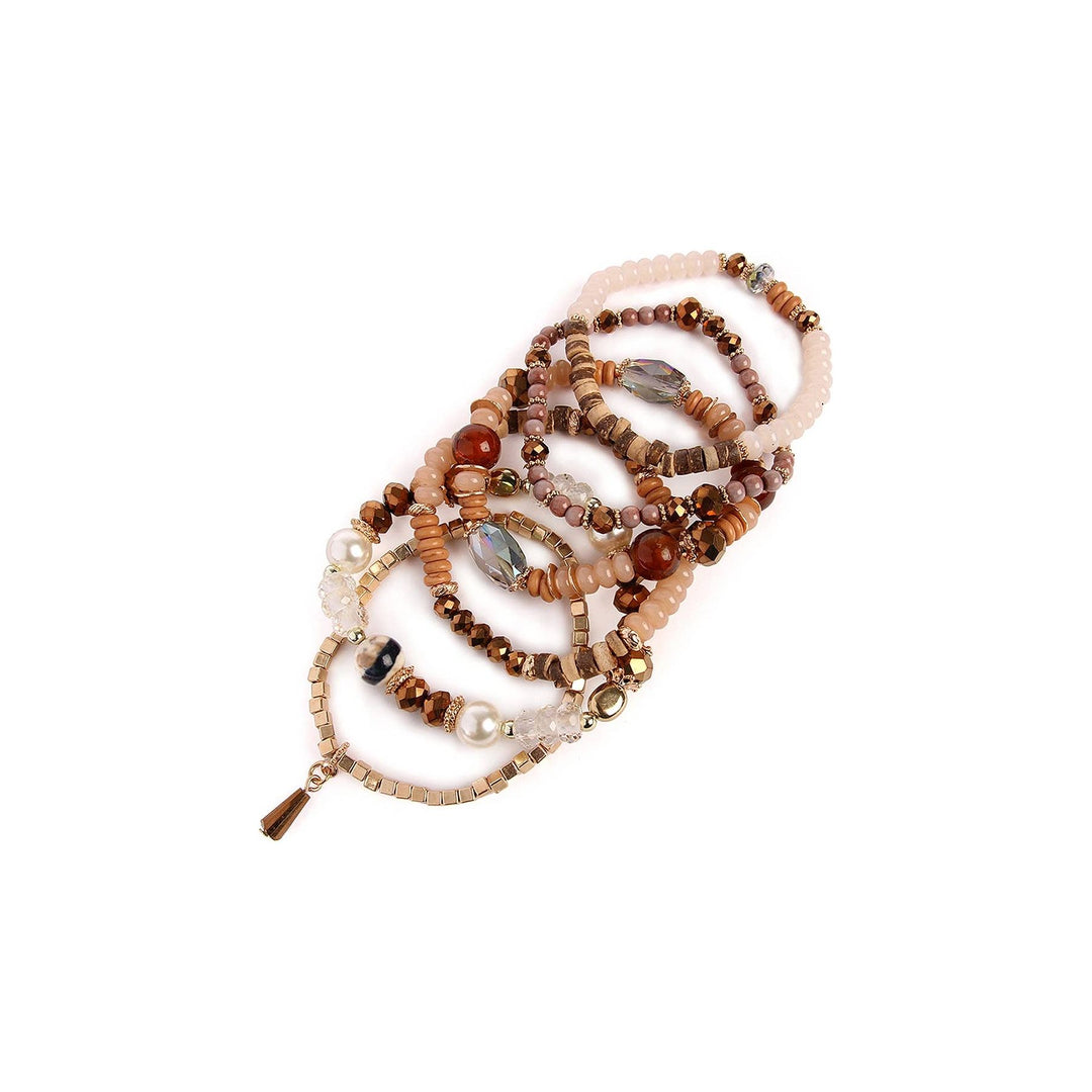 Multi-Stone Beads Stackable Bracelets