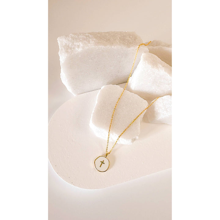 Lennon Cross Necklace