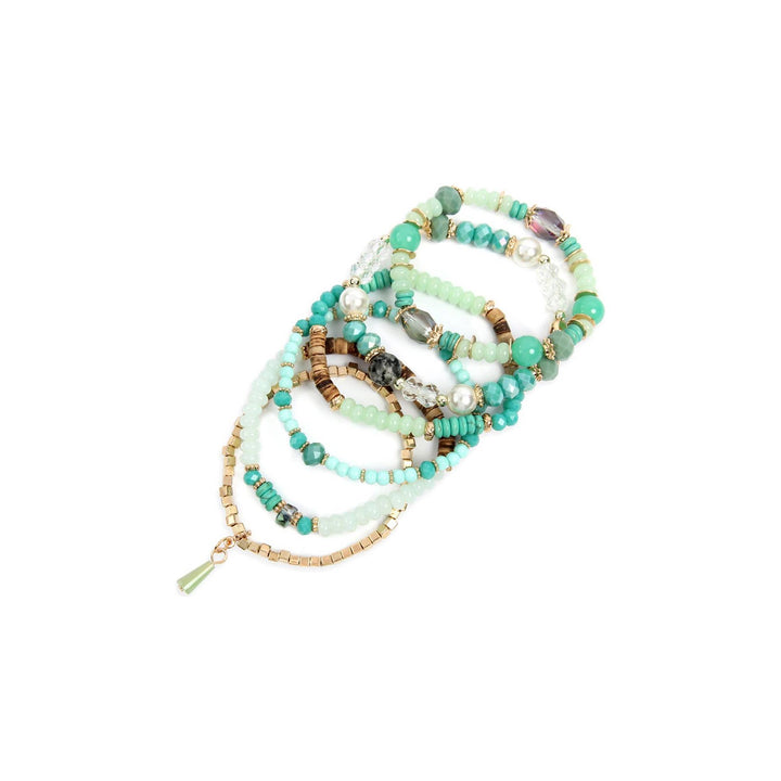 Multi-Stone Beads Stackable Bracelets