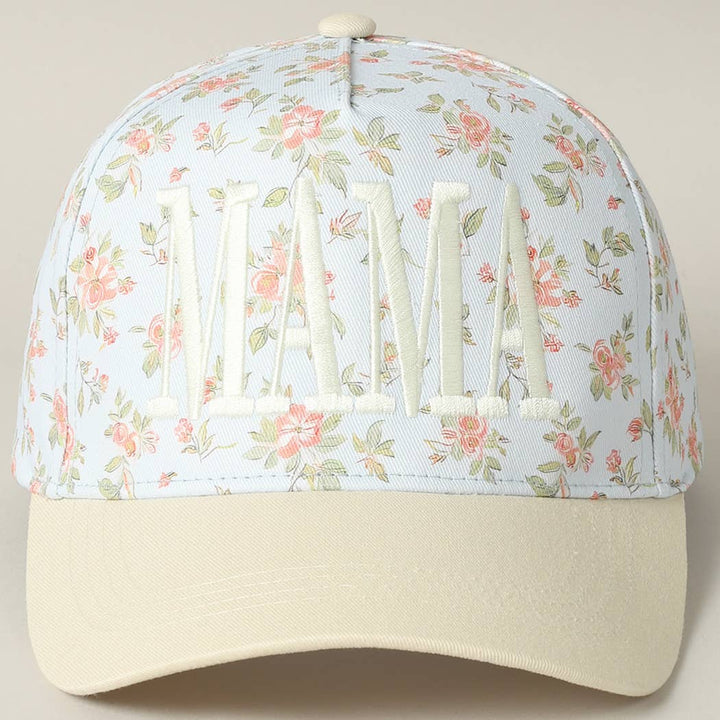 Mama Flower Pattern Trucker Hat