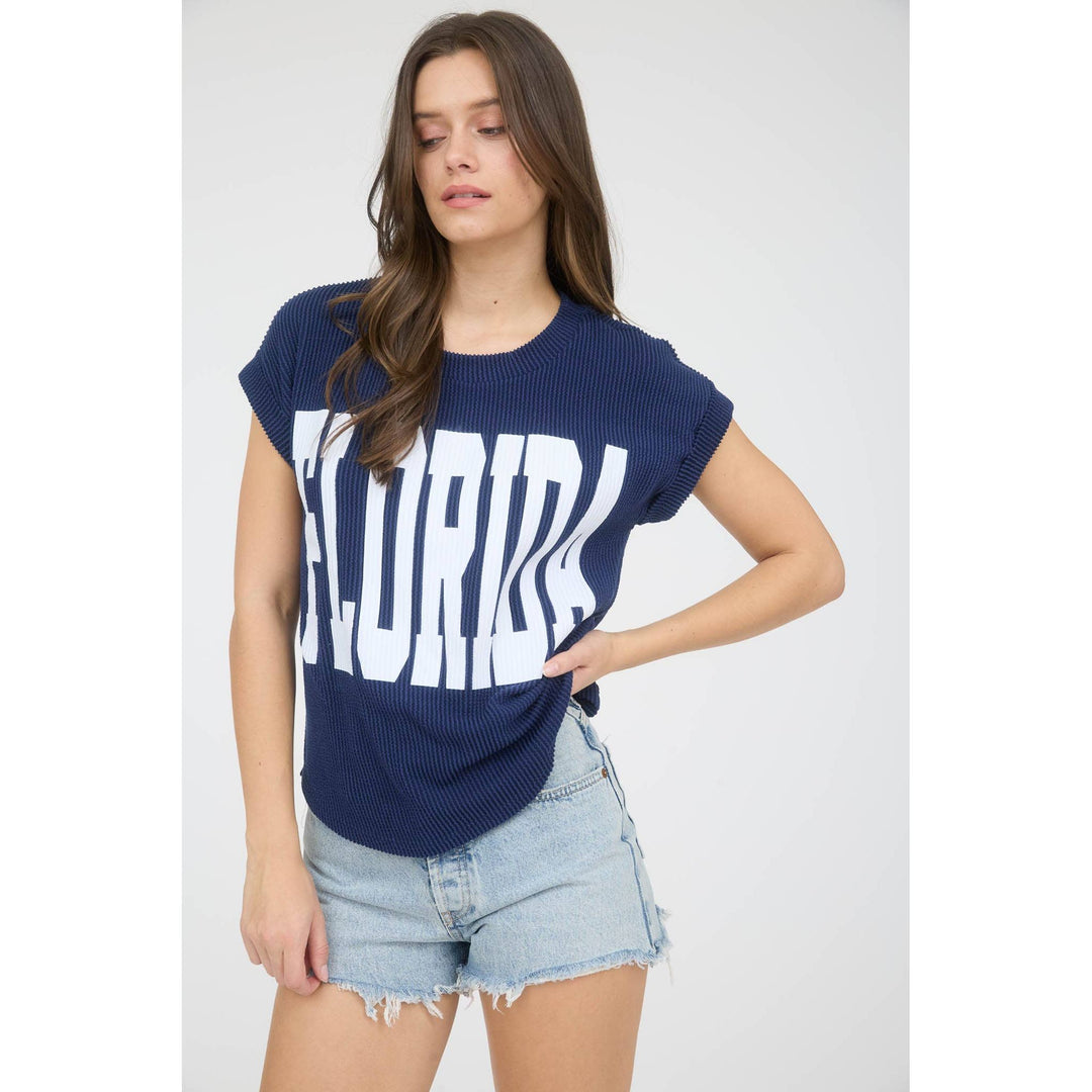 Florida Short Sleeve Pullover Tee