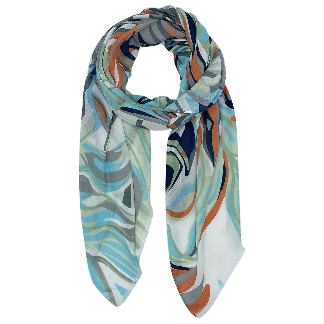 Tropical Print Wrap
