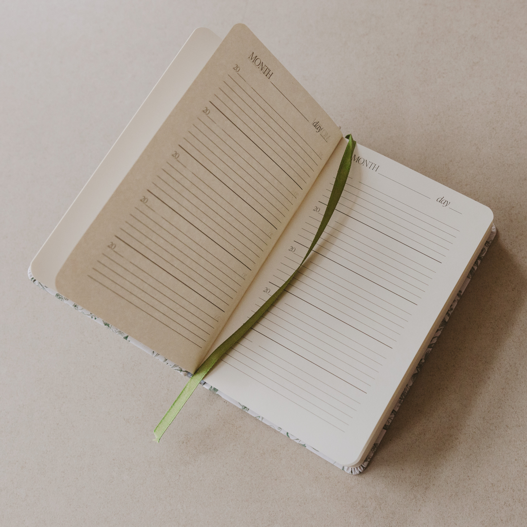 Mom's One Line A Day Journal - Green Floral