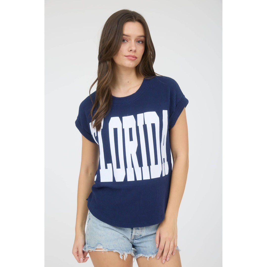 Florida Short Sleeve Pullover Tee