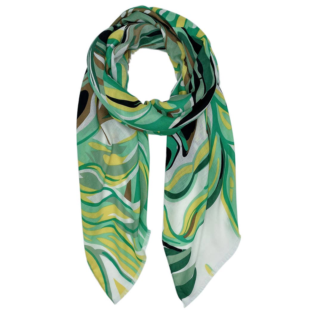 Tropical Print Wrap